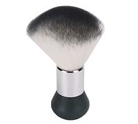 Large Neck Hair Duster Brush Professional Hairdressing Cleaning Tool for Barber Shop and Salon Nylon Abs Material Pink Gray (Grey)