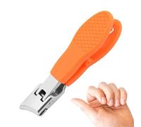 Large Opening Nail Clippers - Wide Jaw Toenail Clippers | Thick Nail Clippers Cutter - Slanted Toenail Trimming Tools | Anti-Splash Fingernail Scissors For Women, & Men
