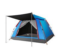 Large Outdoor Camping Tent 3-4 People Pop Up Tent Thick Sunscreen Canopy Automatic Tent Family Parties Travelling
