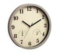 Large Outdoor Clock, Decorative Waterproof, Vintage Wall Thermometer