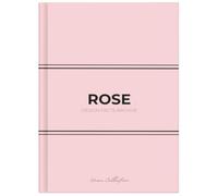 Large Pink Coffee Table Book - ROSE Design Facts Archive: Decorative Neutral Hardcover, Minimalist Faux Display Book with 175 Design Facts for Coffee Tables, Shelves & Home Decor