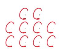 Large Plastic Cow Nose Rings | 10 PCS Thickened Livestock Nose Rings with Fixing Pins | Conical Design for Easy Cattle Breeding & Nose Traction