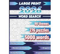 Large Print 2026 Word Search: 5000 Words - 276 puzzles in 90 themes -For Adults, Seniors, and Teens
