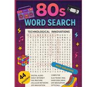 Large Print 80's Themed Word Search: for adults and seniors