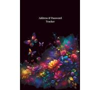 Large Print Address & Password Tracker 6" x 9": An Easy-to-Read Alphabetical Logbook for Contacts, Emails, Usernames, Website Addresses, Passwords and more.