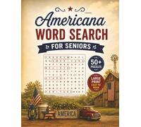Large Print Americana Word Search Puzzle Book For Seniors: Word Searches with Easy-to-Read Large Print about American Heritage & Classic Americana | ... | Gift for Seniors, Parents & Grandparents