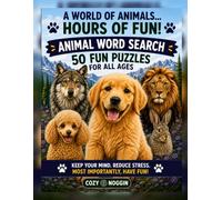 Large Print Animal Word Search: 50 Fun and Easy Animal Word Search Puzzles for All Ages