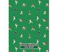LARGE PRINT Baseball Theme Blood Pressure Log Book: Weekly BP Journal, Daily 2 Year (104 weeks) Personal Tracker Diary - 4 Readings Per Day for BP Record & Monitoring - LARGE PRINT Size - 8.5" X 11"