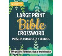 Large Print Bible Crossword Puzzle Book for Seniors by Gadgetbreak Books: Fun & Easy-to-Read Christian Crosswords | Scripture-Based Clues for Seniors ... for Relaxation, Memory & Brain Exercise