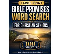 Large Print Bible Promises Word Search for Christian Seniors: Easy Bible Word Search Puzzles with God’s Promises, Simple Words, Hope, Peace, and Encouragement (Quiet Faith Word Search Series)