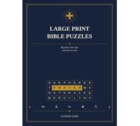 Large Print Bible Puzzles: 72 Big Grid Word Search, Crossword, Sudoku and Code Puzzles for Seniors ("Rooted in Faith" Series)