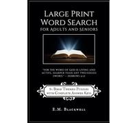 LARGE PRINT BIBLE THEMED WORD SEARCH FOR ADULTS AND SENIORS: VOLUME 2