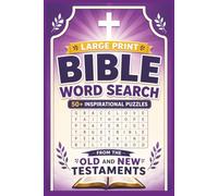 Large Print Bible Word Search: 50+ Inspirational Puzzles from the Old and New Testaments | Easy-to-Read Word Searches for Adults and Seniors