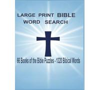 Large Print Bible Word Search: 66 Books of Bible Puzzles - 1320 Bibical Words (Coded Chaos™ Puzzle Series)