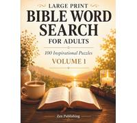 Large Print Bible Word Search for Adults: 100 Inspirational Puzzles for Seniors and Adults with Solutions | Volume 1