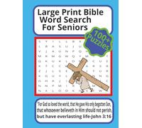 Large Print Bible Word Search For Seniors: Bible Inspirational Verses and Notable Figures from the Bible, Large Print Christian 100+ Faith-Building Word Search Puzzles.