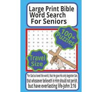 Large Print Bible Word Search For Seniors: Bible Verses and Characters: 100+ Word puzzles Featuring God's People, Easy Large Print Christian Puzzle Book for Seniors and Adults.