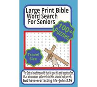 Large Print Bible Word Search For Seniors: Bible Verses and Characters: 100+ Word puzzles Featuring God's People, Easy Large Print Christian Puzzle Book for Seniors and Adults.