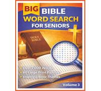 Large Print Bible Word Search for Seniors: Easy Large Print Jumbo Word Find Puzzle Book with 60 Relaxing Puzzles and Inspiring Bible Themes | ... | Gift for vacations, Holidays and Free Times