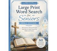 Large Print Bible Word Search for Seniors - Pencil Playtime: 60 Scripture-Themed Puzzles with Easy-to-Read Letters for Adults and Seniors (Pencil Playtime Large Print Activity Books)