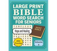 Large Print Bible Word Search, Hope and Healing: Healing Word Search, Hope Word Search, Inspirational Bible Word Search, Word Search Inspirational, ... Christian Puzzles (Large Print Bible Puzzles)