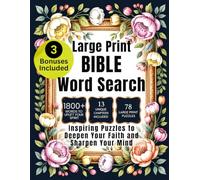 Large Print Bible Word Search: Inspiring Puzzles to Deepen Your Faith and Sharpen Your Mind