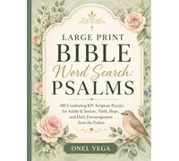Large Print Bible Word Search: Psalms: 100 Comforting KJV Scripture Puzzles for Adults & Seniors | Faith, Hope, and Daily Encouragement from the Psalms