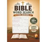 Large Print Bible Word Search Puzzle Book For Adults: Word Searches about Faith, Scripture, and Bible Characters | 50+ Puzzles | Gift for Seniors, Christians