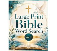 Large Print Bible Word Search Vol. 5: 100 Puzzles of Lands, Cities, Kings & Saints | 1,200 Words for Adults & Seniors, Themed Sections with Solutions (The Good Book Word Search)