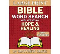 Large Print Bible Word Search - with Verses on Hope and Healing