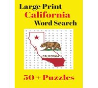 Large Print California Word Search (Large Print State Word Search)