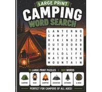 Large Print Camping Word Search
