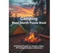 Large Print Camping Word Search Puzzle Book
