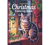Large Print Christmas Coloring Book for Adults & Seniors: 50 Classic Holiday Scenes to Colour | Single-Sided 8.5 × 11 Pages | Relaxing Festive Designs in a Senior-Friendly Style
