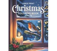 Large Print Christmas Coloring Book for Adults & Seniors: 50 Traditional Holiday Scenes | Easy-to-Colour Relaxing Designs | Single-Sided 8.5×11 Pages