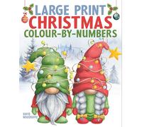 Large Print Christmas Colour-by-Numbers (Arcturus Large Print Colour by Numbers Collection)