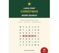 Large Print Christmas Word Search: 50 Festive Holiday Puzzles with Big Letters, Joyful Themes, and No Backwards Words (Festive Season)