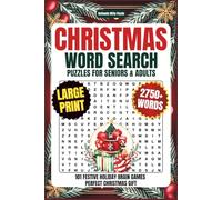 Large Print Christmas Word Search Puzzles for Seniors & Adults: 101 Festive Holiday Brain Games with 2750+ Words | Fun & Relaxing Activity Book for the Whole Family | Perfect Christmas Gift
