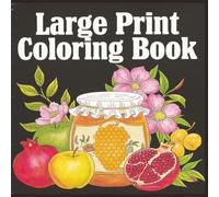 Large Print Coloring Book: 100 Hand-Drawn, Bold-Line Illustrations for Stress Relief, Relaxation, and Effortless Coloring - Large Print Format for All Ages