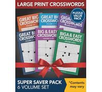 Large print Crosswords Puzzle book for adult: A Challenging Yet Relaxing Collection of Large Print Crossword Puzzles for Adults and Seniors - Perfect for Brain Exercise and Stress Relief