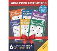 Large print Crosswords Puzzle book for adult: Enjoy Hours of Relaxing Brain Training with Simple-to-Read Large Print Crosswords for Seniors, Adults, and Puzzle Lovers