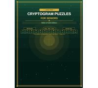 Large Print Cryptogram Puzzles for Seniors: 100 Fun & Inspiring Large Print Puzzles with Answer Key - Bible & Faith Edition