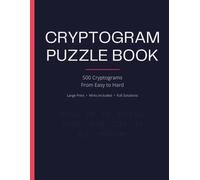 Large Print Cryptograms: Hidden Proverb Puzzles - Volume 2