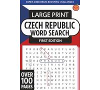 Large Print Czech Republic Word Search First Edition. Word Search for Adults and Seniors: Over 100 Pages | Fun Relaxing Word Find Book