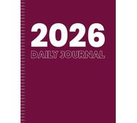 Large Print Daily Journal 2026: from 1st January 2026 - 31st December 2026, Large Print Planner