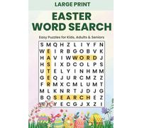 Large Print Easter Word Search: Easy Easter Puzzles for Kids, Adults & Seniors | Large Print Word Search | One Puzzle per Page | Solutions Included