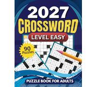 Large Print Easy Crossword Puzzle Book for Adults: Crossword Puzzles for Adults & Seniors - 90 Relaxing Puzzles with Answer Key, Beginner-Friendly Brain Games