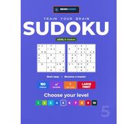 Large Print Easy to Medium Sudoku for Adults & Seniors: 180 Brain-Training Puzzles to Sharpen Your Focus & Memory - A Rewarding One-Per-Page Step Up ... (Neuro Games - Train Your Brain Sudoku)