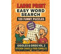 Large Print Easy Word Search ,120 Funny Word Search Puzzles: Easy-to-Read Puzzles for Adults & Seniors with Bonus Pages: Birthday Reminders, Mazes, ... Vol. 2 (Giggles & Grids Word Search Puzzles)