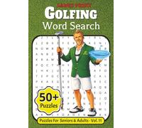 Large Print Golfing Word Search: A Fun Activity Book for Adults & Seniors 55+ | 6 x 9 inches | Featuring 55 Word Puzzles on Golf Clubs, Putting Green, ... | Boost Memory & Keeps Your Mind Sharp